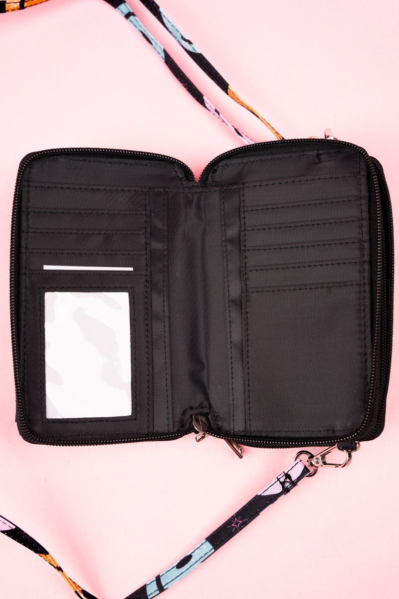 NGIL Come On Get Happy Crossbody Organizer Clutch - Wholesale Accessory Market