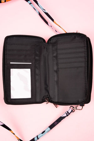 NGIL Come On Get Happy Crossbody Organizer Clutch - Wholesale Accessory Market