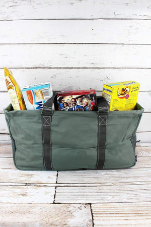 NGIL Gray Collapsible Haul-It-All Basket with Mesh Pockets - Wholesale Accessory Market