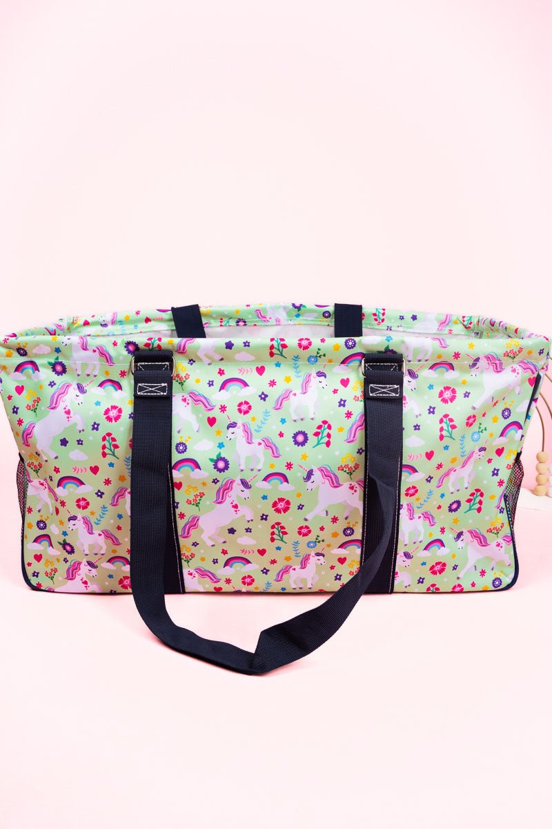 NGIL Rainbow Magic Collapsible Haul-It-All Basket with Mesh Pockets - Wholesale Accessory Market