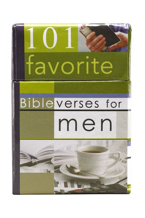 101 Favorite Bible Verses for Men Promise Cards - Wholesale Accessory Market