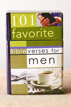 101 Favorite Bible Verses for Men Promise Cards - Wholesale Accessory Market
