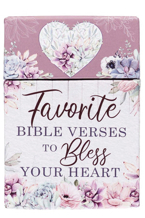 Favorite Bible Verses To Bless Your Heart Box of Blessings - Wholesale Accessory Market