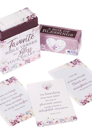 Favorite Bible Verses To Bless Your Heart Box of Blessings - Wholesale Accessory Market