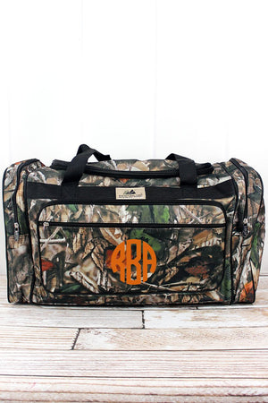 NGIL Natural Camo Duffle Bag with Black Trim 23" - Wholesale Accessory Market