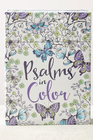 Psalms in Color Coloring Cards - Wholesale Accessory Market