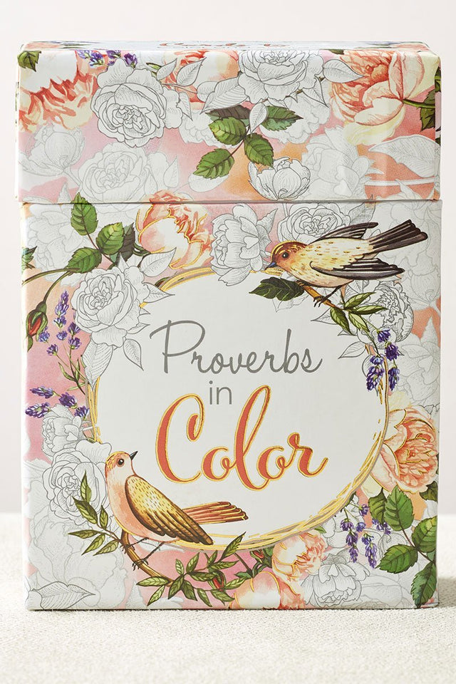 Proverbs in Color Coloring Cards - Wholesale Accessory Market