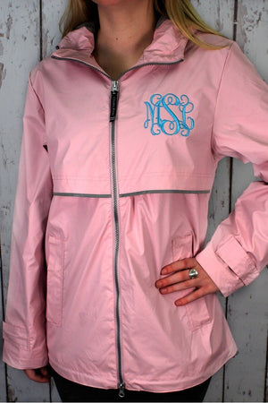 Charles River Women's New Englander Pink Rain Jacket *Customizable! (Wholesale Pricing N/A) - Wholesale Accessory Market