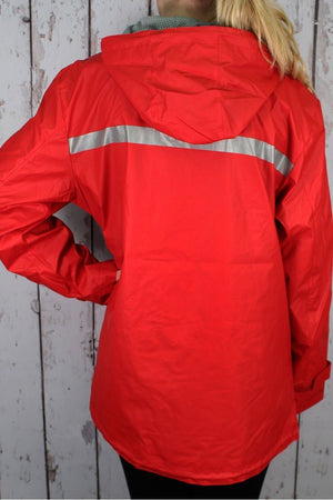 Charles River Women's New Englander Red Rain Jacket *Customizable! (Wholesale Pricing N/A) - Wholesale Accessory Market