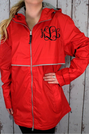 Charles River Women's New Englander Red Rain Jacket *Customizable! (Wholesale Pricing N/A) - Wholesale Accessory Market