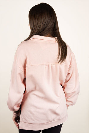 Charles River Women's Pale Pink Coastal Sweatshirt (Wholesale Pricing N/A) - Wholesale Accessory Market