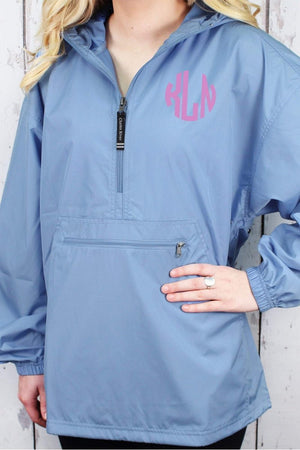 Charles River Lightweight Rain Pullover, Columbia Blue *Customizable! (Wholesale Pricing N/A) - Wholesale Accessory Market