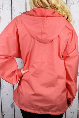 Charles River Lightweight Rain Pullover, Coral *Customizable! (Wholesale Pricing N/A) - Wholesale Accessory Market