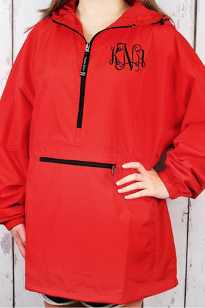 Charles River Lightweight Rain Pullover, Red *Customizable! (Wholesale Pricing N/A) - Wholesale Accessory Market