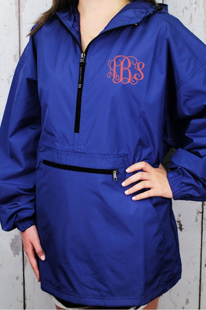 Charles River Lightweight Rain Pullover, Royal *Customizable! (Wholesale Pricing N/A) - Wholesale Accessory Market