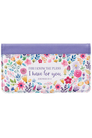 I Know The Plans LuxLeather Checkbook Cover - Wholesale Accessory Market