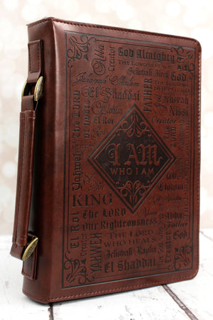 Names of God LuxLeather Large Bible Cover - Wholesale Accessory Market