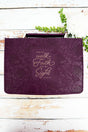 Walk by Faith Ruby Red LuxLeather Large Bible Cover - Wholesale Accessory Market