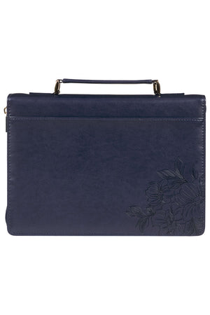 Strength & Dignity Indigo Rose Faux Leather - Wholesale Accessory Market