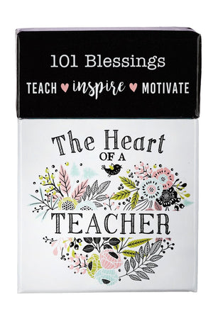 101 Blessings 'The Heart of a Teacher' Cards - Wholesale Accessory Market