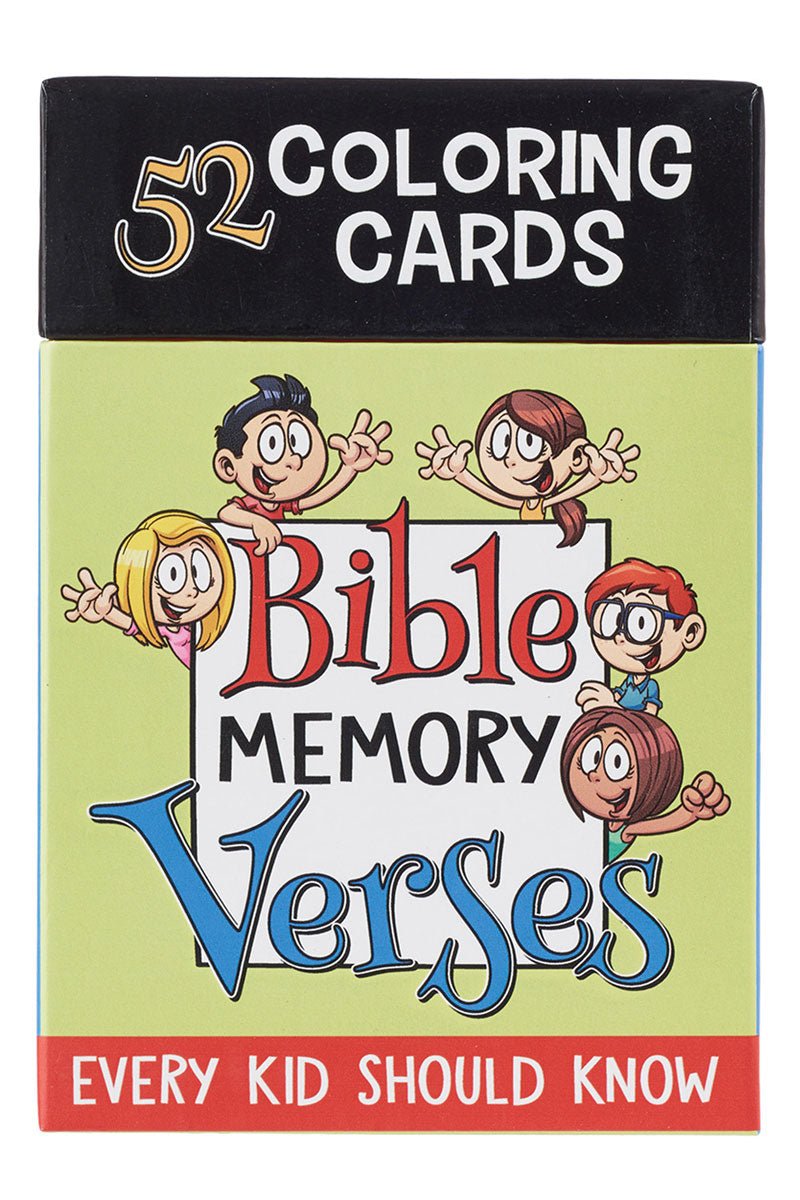52 Bible Memory Verse Coloring Cardsfor Kids - Wholesale Accessory Market