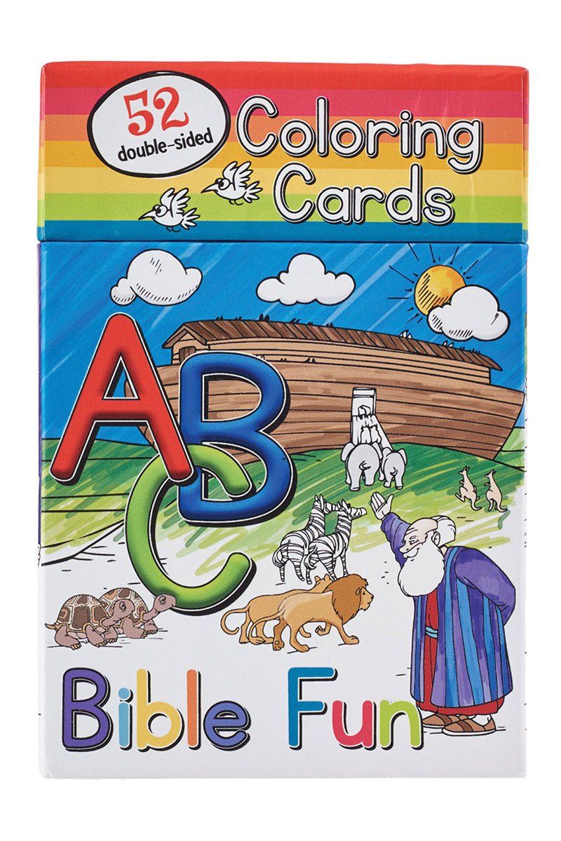 52 ABC Bible Fun Coloring Cards for Kids - Wholesale Accessory Market
