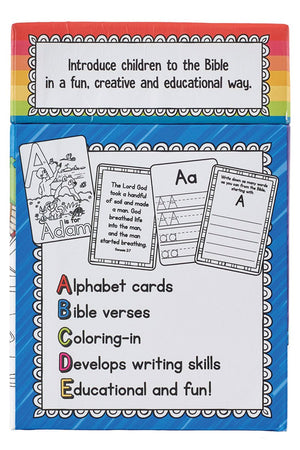 52 ABC Bible Fun Coloring Cards for Kids - Wholesale Accessory Market
