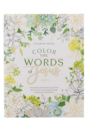 Color the Words of Jesus Coloring Book - Wholesale Accessory Market