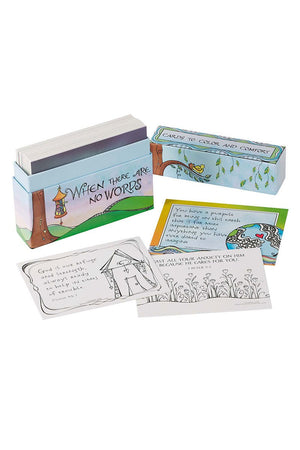When There Are No Words Cards To Color And Comfort - Wholesale Accessory Market