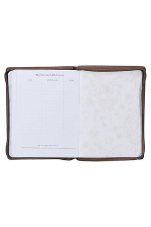 2024 Trust in the Lord Sparrow Zippered 18 Month Daily Planner - Wholesale Accessory Market