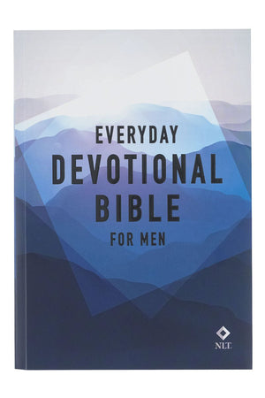Blue Mountain NLT Everyday Devotional Bible for Men - Wholesale Accessory Market