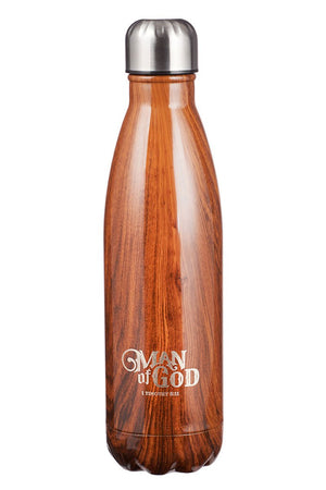 1 Timothy 6:11 'Man of God' 17oz Stainless Steel Water Bottle - Wholesale Accessory Market