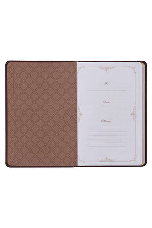 Classic Prayers to Inspire Your Soul Brown Faux Leather Book - Wholesale Accessory Market
