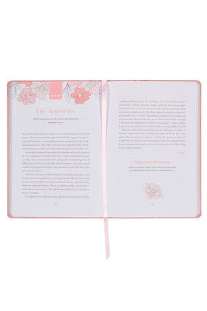 100 Acts of Kindness Pink Faux Leather Devotional - Wholesale Accessory Market