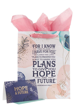 I Know The Plans Large Portrait 3-in-1 Gift Bag Set - Wholesale Accessory Market