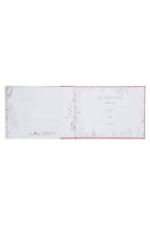 Pink Floral Mr. & Mrs. Wedding Guest Book - Wholesale Accessory Market