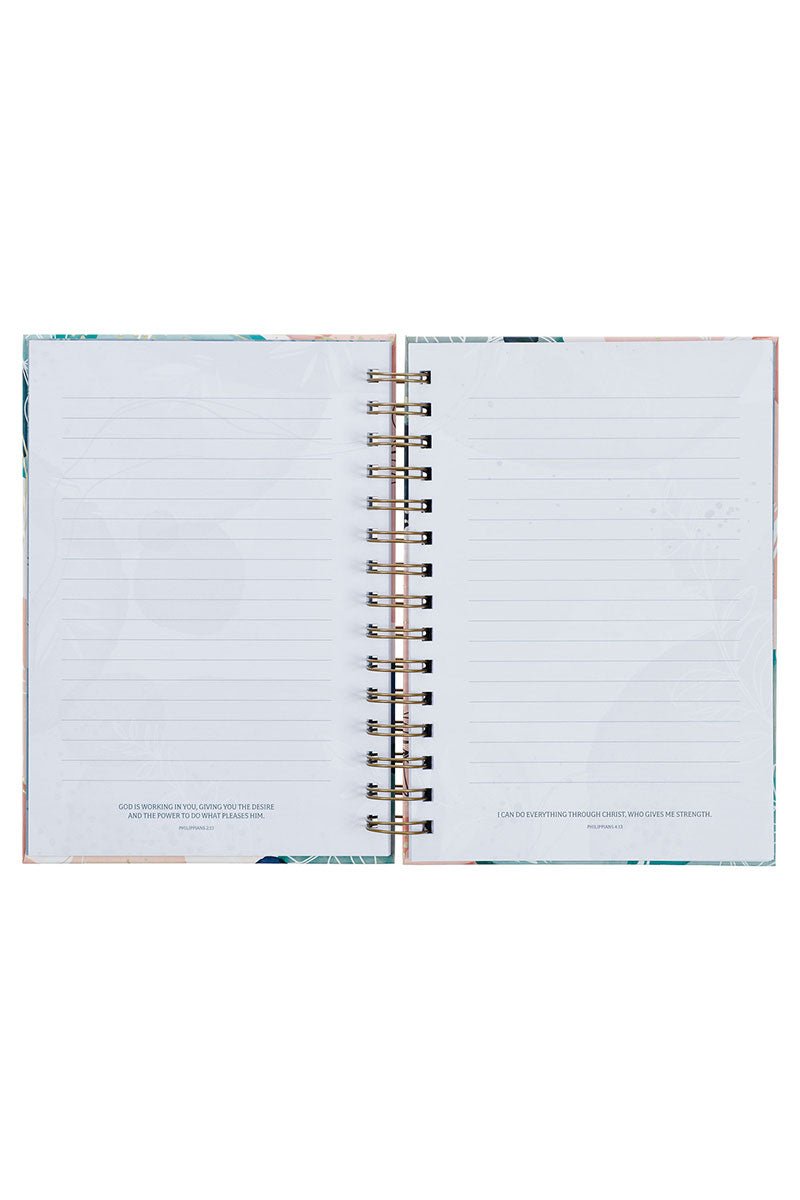 I Know the Plans Muted Watercolor Large Wirebound Journal - Wholesale Accessory Market