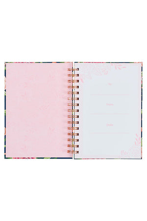 Strength & Dignity Rose Large Wirebound Journal - Wholesale Accessory Market