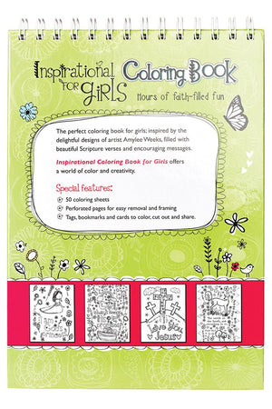 Inspirational Coloring Book For Girls - Wholesale Accessory Market