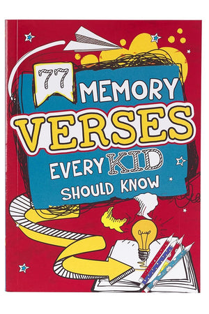 77 Memory Verses Every Kid Should Know Softcover Book - Wholesale Accessory Market