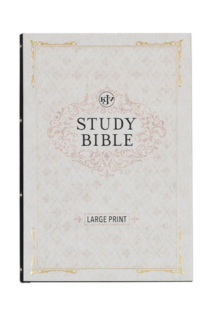 Black Hardcover Large Print KJV Study Bible - Wholesale Accessory Market