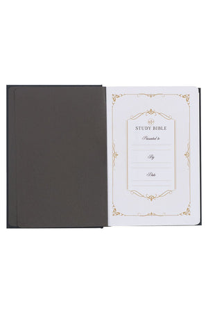 Black Hardcover KJV Study Bible - Wholesale Accessory Market