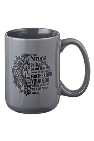 Joshua 1:9 'Strong & Courageous' Mug - Wholesale Accessory Market
