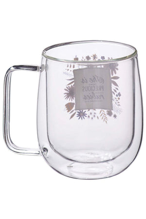 More Precious Than Rubies Double-Walled Glass Mug - Wholesale Accessory Market