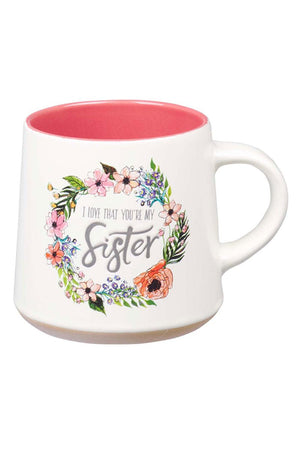 Ecclesiastes 4:9 'Sister' Clay-Dipped Ceramic Mug - Wholesale Accessory Market