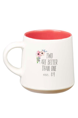 Ecclesiastes 4:9 'Sister' Clay-Dipped Ceramic Mug - Wholesale Accessory Market