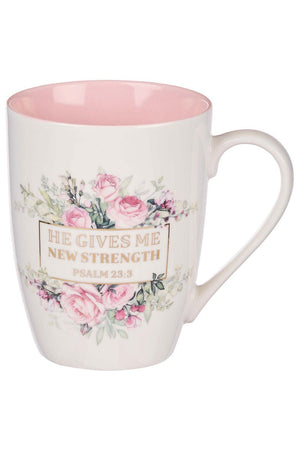 New Strength Floral Mug - Wholesale Accessory Market