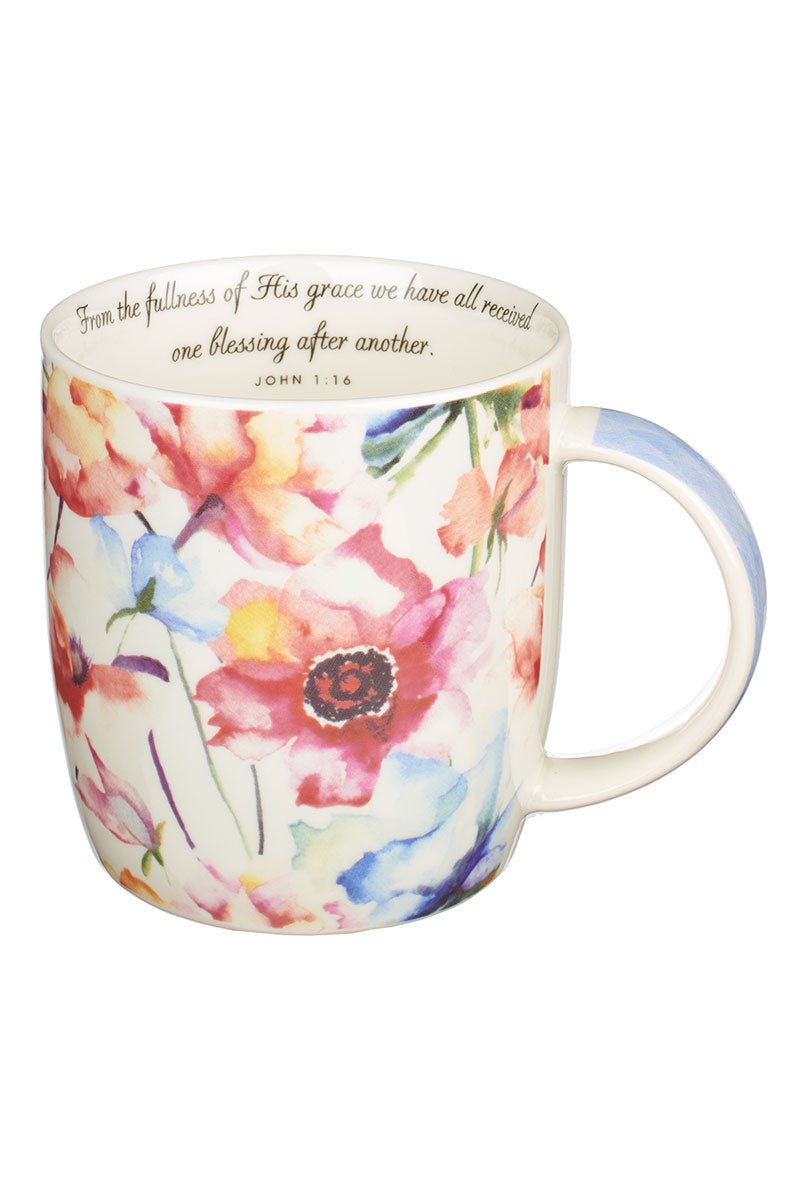 Seeds of Love Floral 4 Piece Mug Set - Wholesale Accessory Market