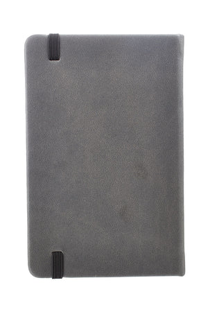 Gray 'Be Strong & Courageous' Small LuxLeather Notebook - Wholesale Accessory Market