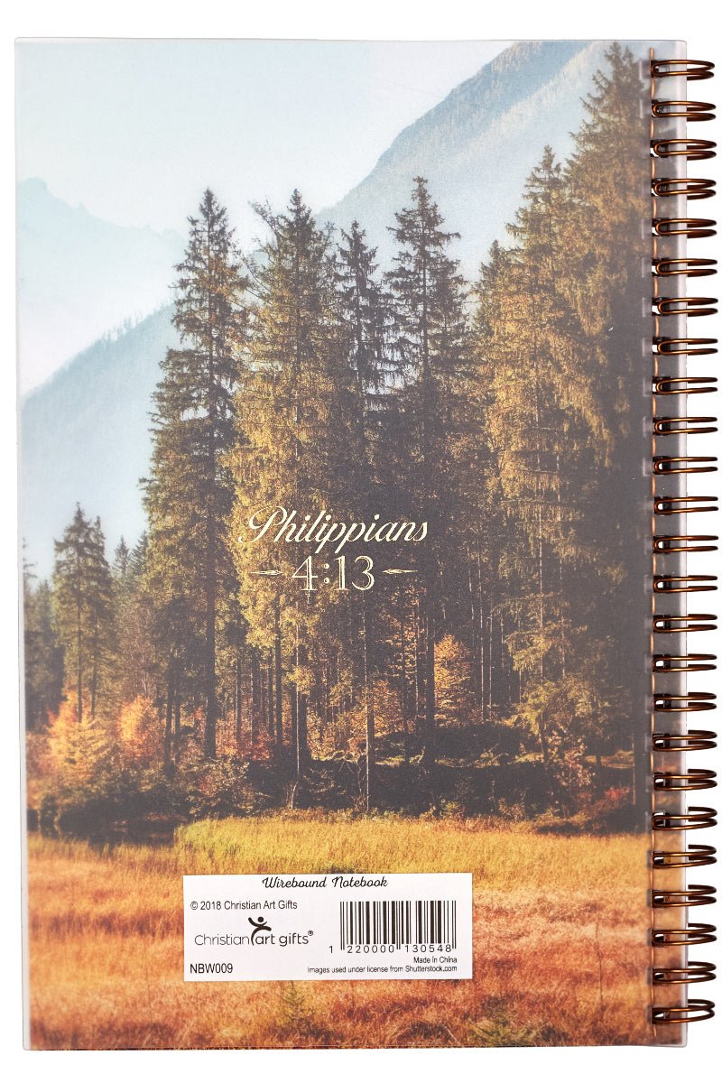All Things Through Christ Wirebound Journal - Wholesale Accessory Market